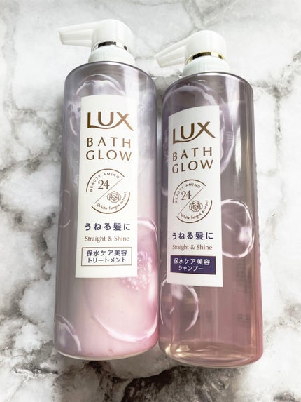 バスグロウ ストレート&シャイン シャンプー/トリートメント/LUX/市販シャンプーを使ったクチコミ(1枚目)