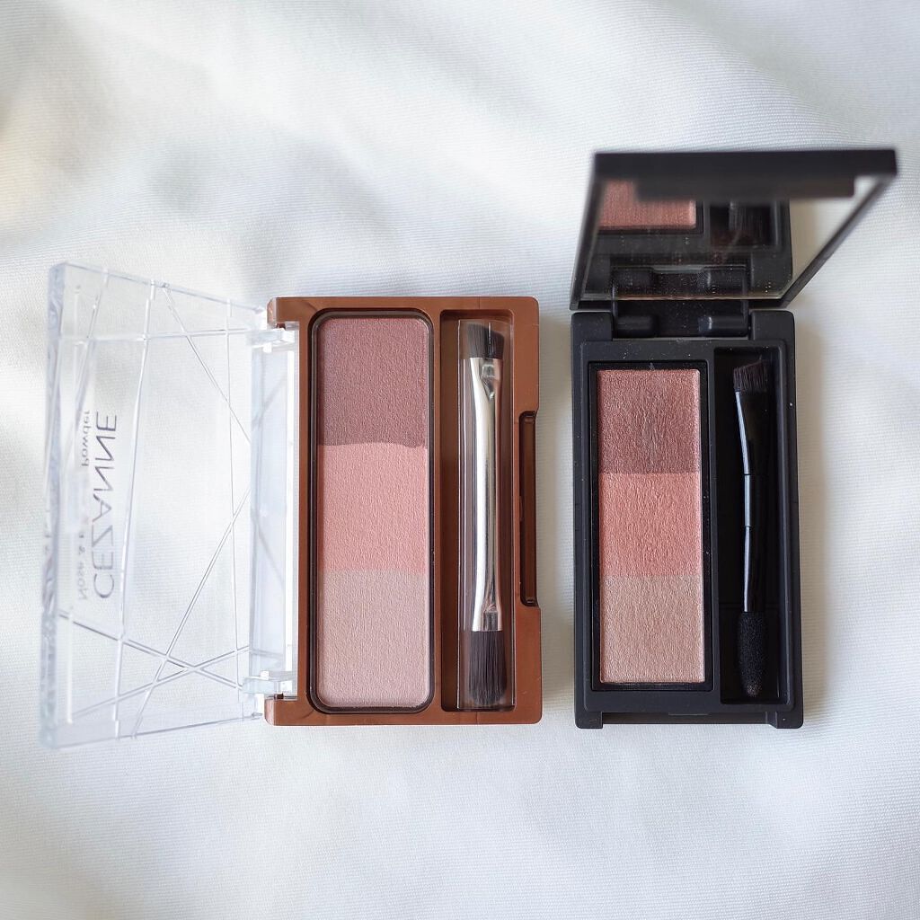 ノーズ＆アイブロウパウダー/CEZANNE/パウダーアイブロウを使ったクチコミ（2枚目）