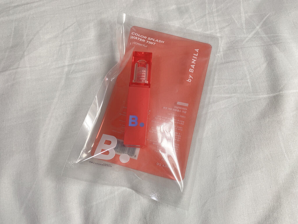 カラースプラッシュウォーターティント/B. by BANILA/リップティントを使ったクチコミ（1枚目）