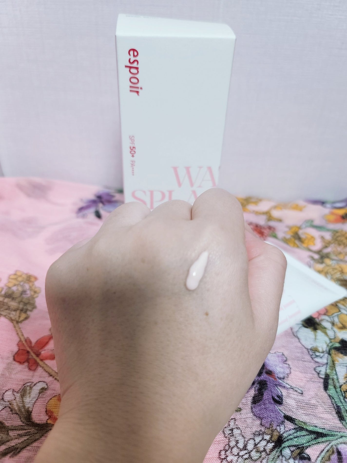 ウォータースプラッシュサンクリーム セラミド/espoir/日焼け止めクリームを使ったクチコミ(2枚目)