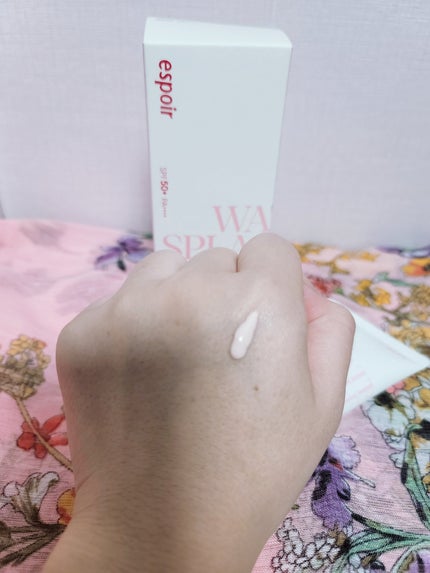 ウォータースプラッシュサンクリーム セラミド/espoir/日焼け止めクリームを使ったクチコミ(2枚目)