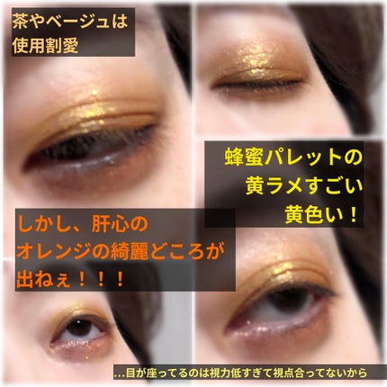 UH-HUH Honey/ColourPop/アイシャドウパレットを使ったクチコミ(2枚目)