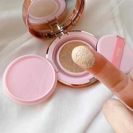 ピンクティーツリーカバークッション/APLIN/クッションファンデーションを使ったクチコミ(3枚目)