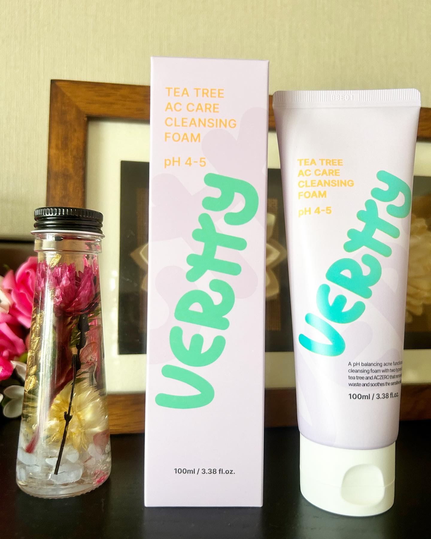 ティーツリーACケアクレンジングフォーム[ph4-5]/Vertty/洗顔フォームを使ったクチコミ（1枚目）