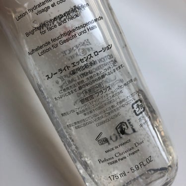 スノー ライト エッセンス ローション (薬用化粧水) (医薬部外品)/Dior/化粧水を使ったクチコミ（3枚目）