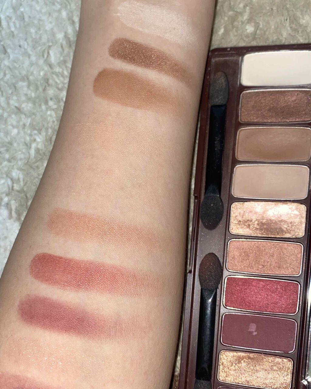 プレイカラー アイシャドウ/ETUDE/アイシャドウパレットを使ったクチコミ（3枚目）