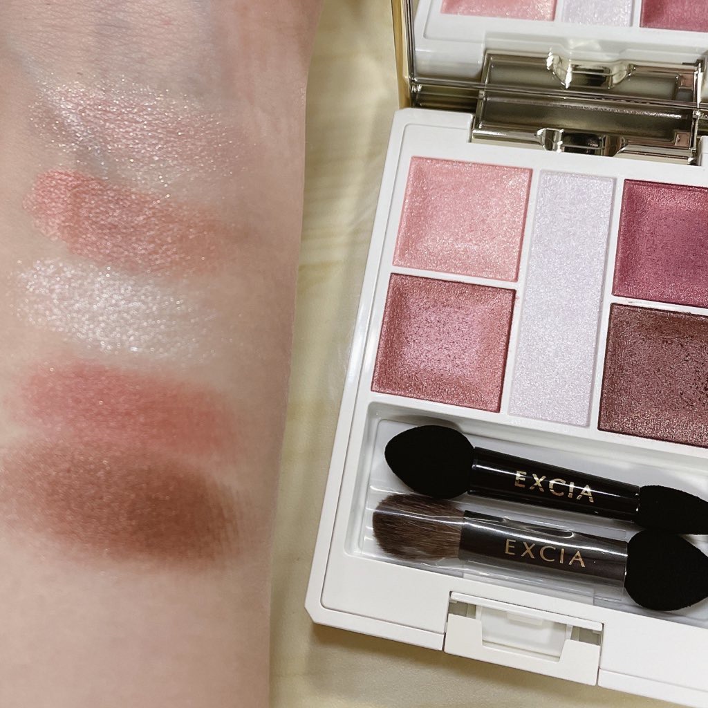エクシア アイカラー カンテット/ALBION/アイシャドウパレットを使ったクチコミ（1枚目）
