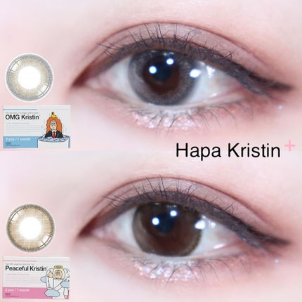 OMG kristin/Hapa kristin/カラーコンタクトレンズを使ったクチコミ(1枚目)