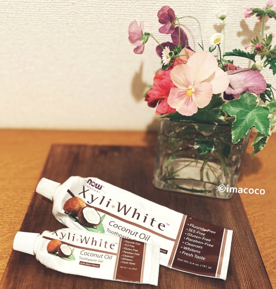 xyli white coconut oil toothpaste gel/Now Foods/歯磨き粉を使ったクチコミ（1枚目）