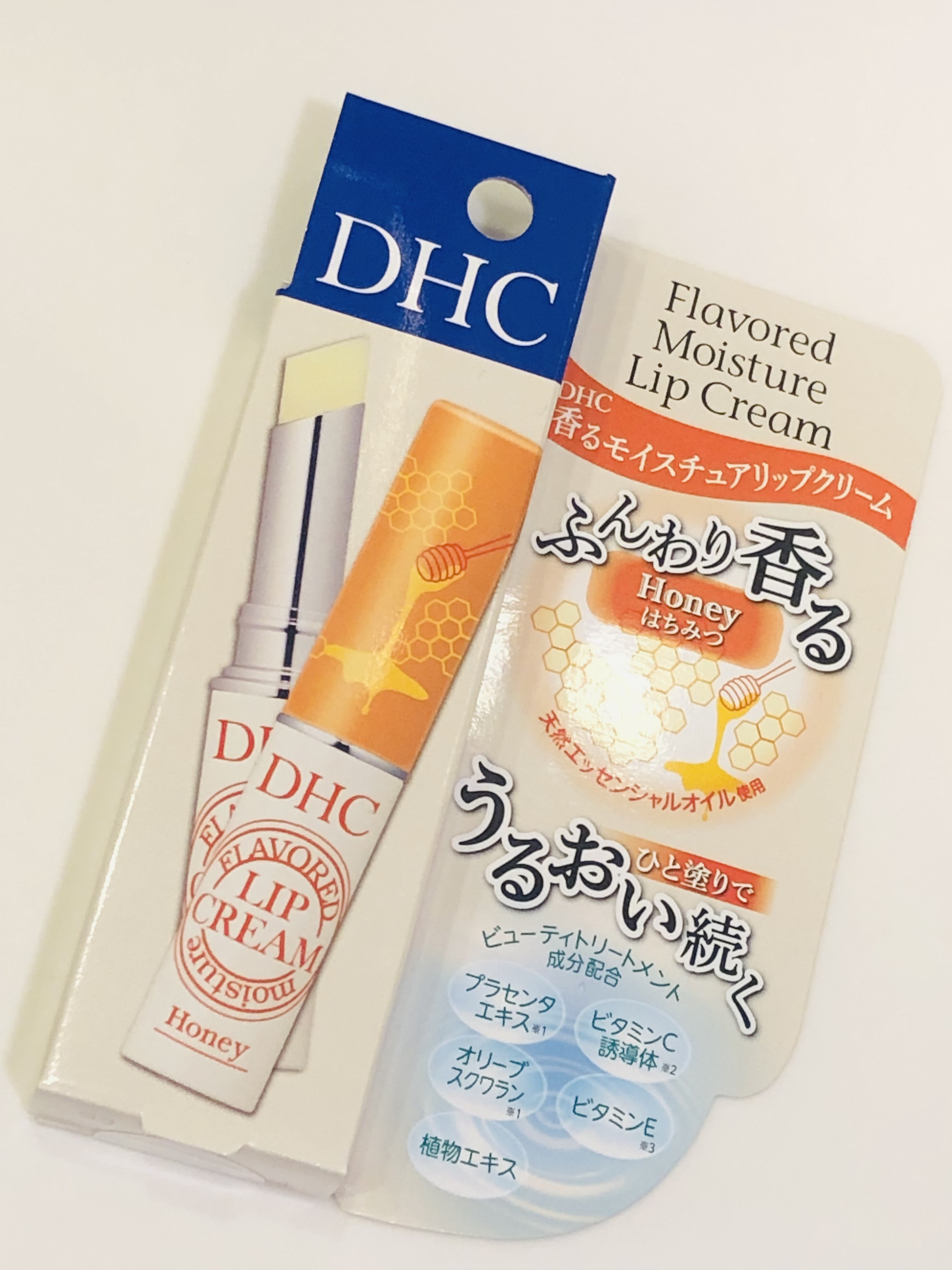 香るモイスチュアリップクリーム はちみつ/DHC/リップクリームを使ったクチコミ（1枚目）