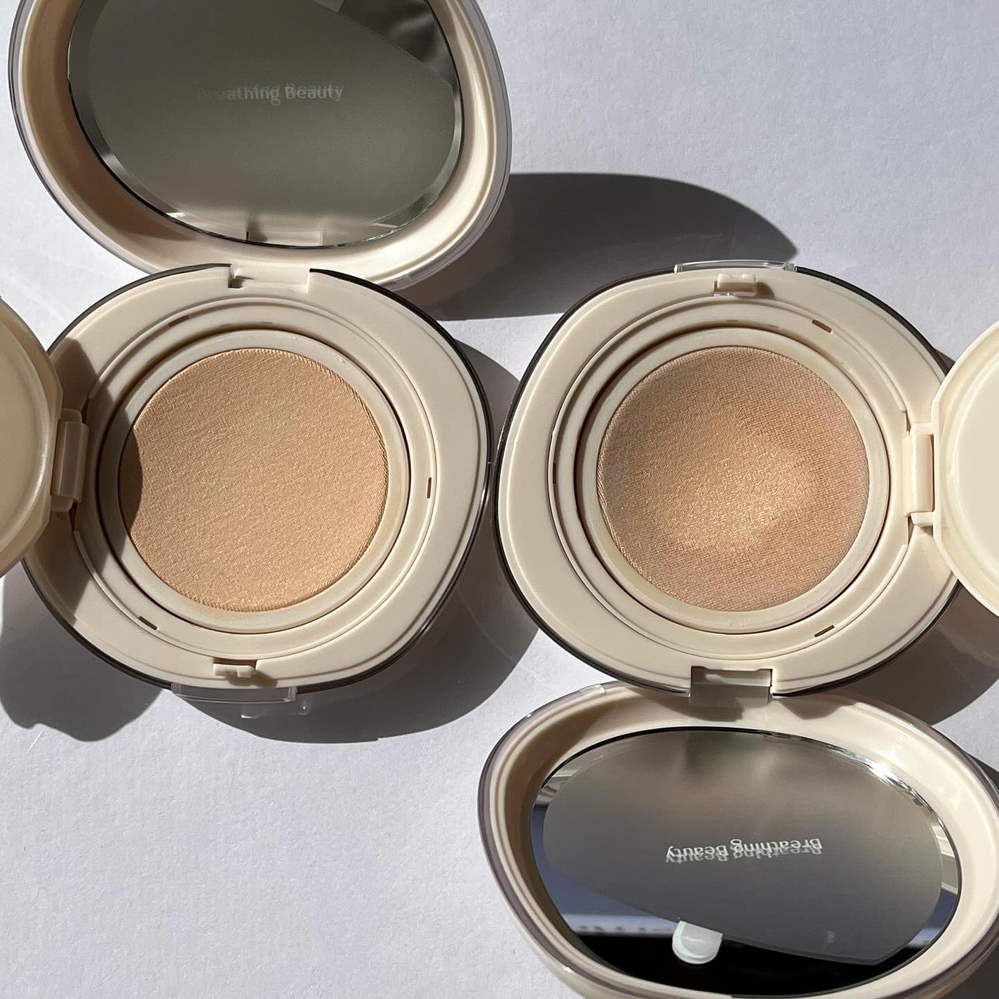 ブリージンググロークッション/Healus/クッションファンデーションを使ったクチコミ(4枚目)