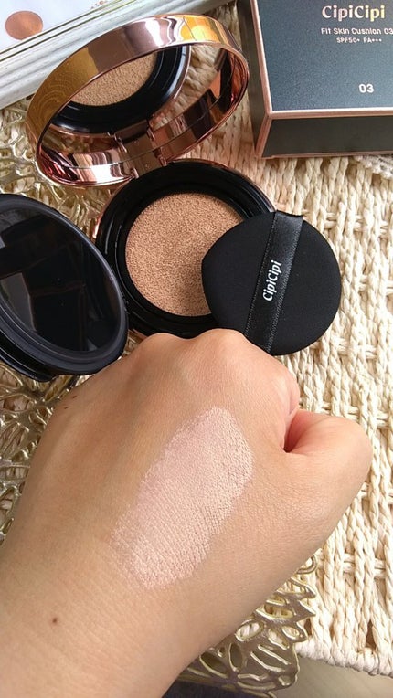 シピシピ フィットスキンクッション/CipiCipi/クッションファンデーションを使ったクチコミ(3枚目)