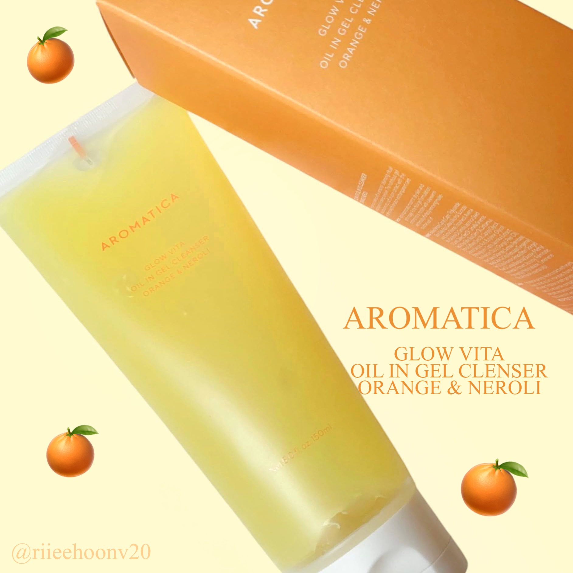 グロービタオイル イン ジェル クレンザー オレンジ&ネロリ/AROMATICA/クレンジングジェルを使ったクチコミ（1枚目）