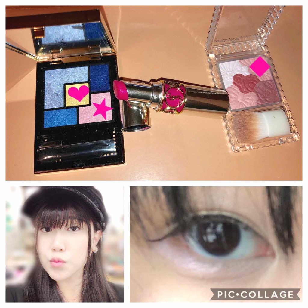 YSL サンローラン⭐︎ 限定アイシャドウパレット＆ファンデーションset YSL」の人気アイテムがピンクマーブルのパッケージに アイシャドウの