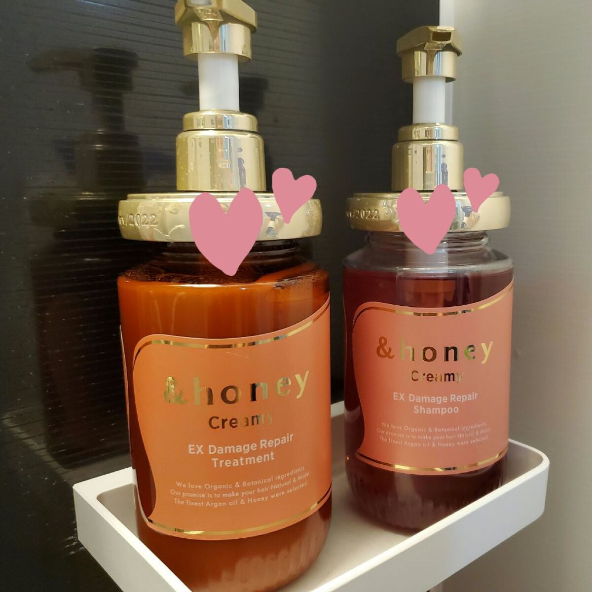 Creamy EXダメージリペアシャンプー1.0/ヘアトリートメント2.0/&honey/市販シャンプーを使ったクチコミ(1枚目)