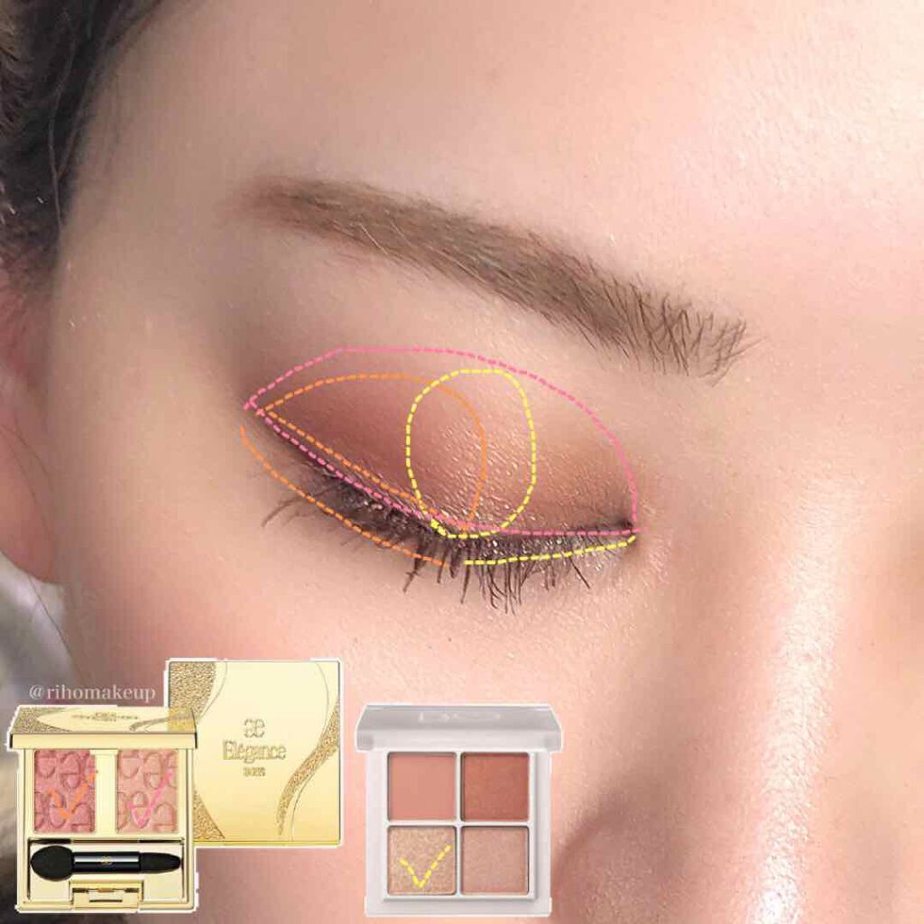 エレガンス アルモニーアイズ/Elégance/アイシャドウパレットを使ったクチコミ（2枚目）