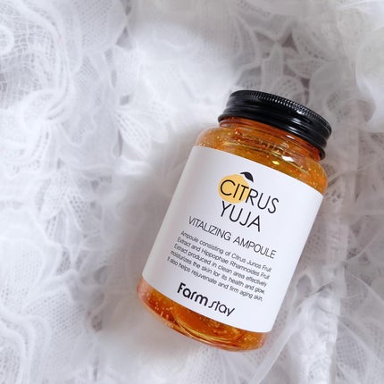 シトラスゆずバイタライジングアンプル/Farmstay/美容液を使ったクチコミ(2枚目)