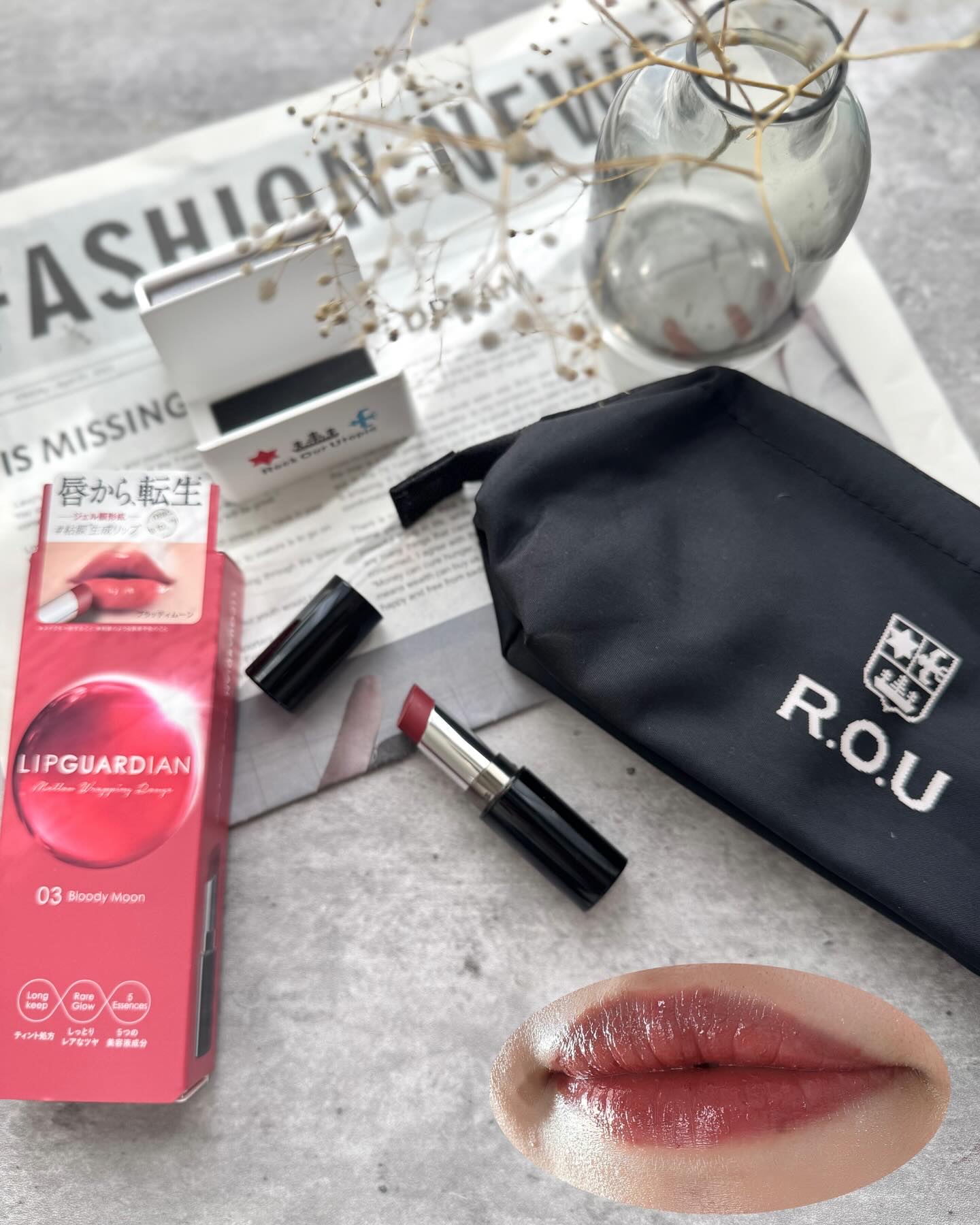 メロウラッピングルージュ/LIPGUARDIAN/口紅を使ったクチコミ（1枚目）