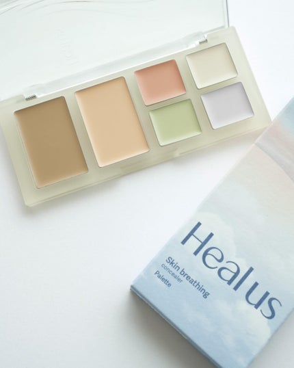 ブリージングコンシーラーパレット/Healus/パレットコンシーラーを使ったクチコミ(5枚目)