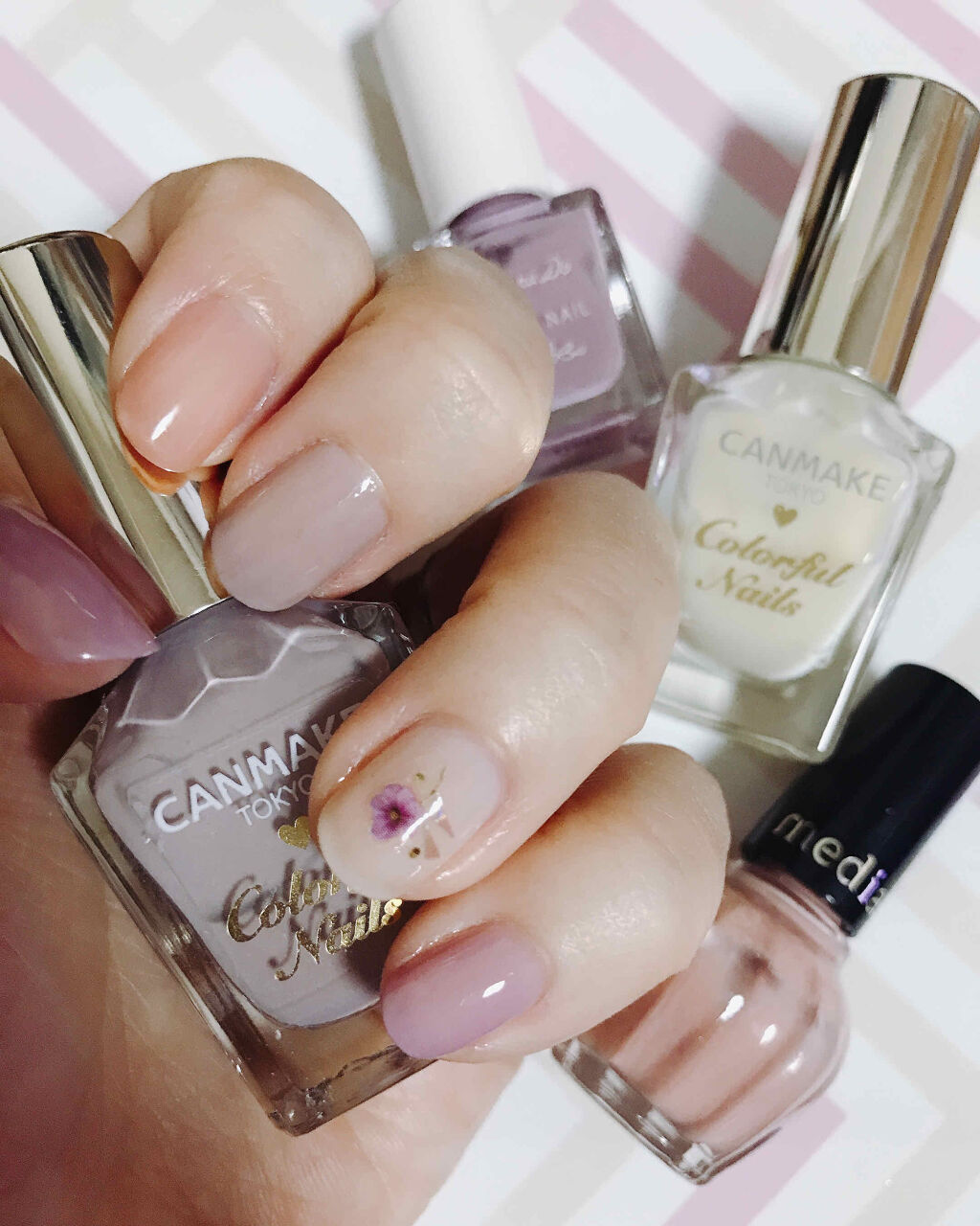 カラフルネイルズ/キャンメイク/マニキュアを使ったクチコミ（1枚目）