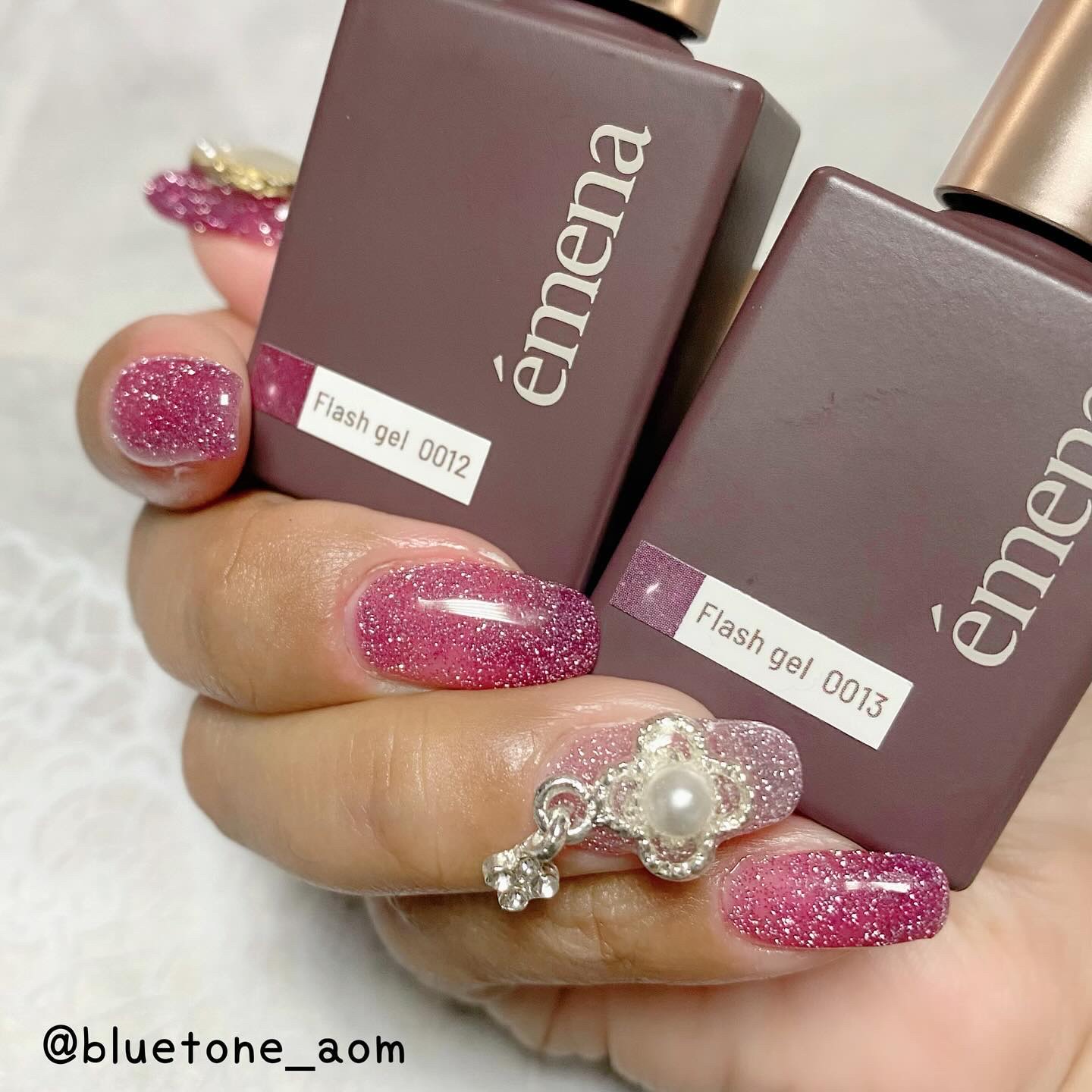 Flash gel/emena/ジェルネイルを使ったクチコミ（1枚目）