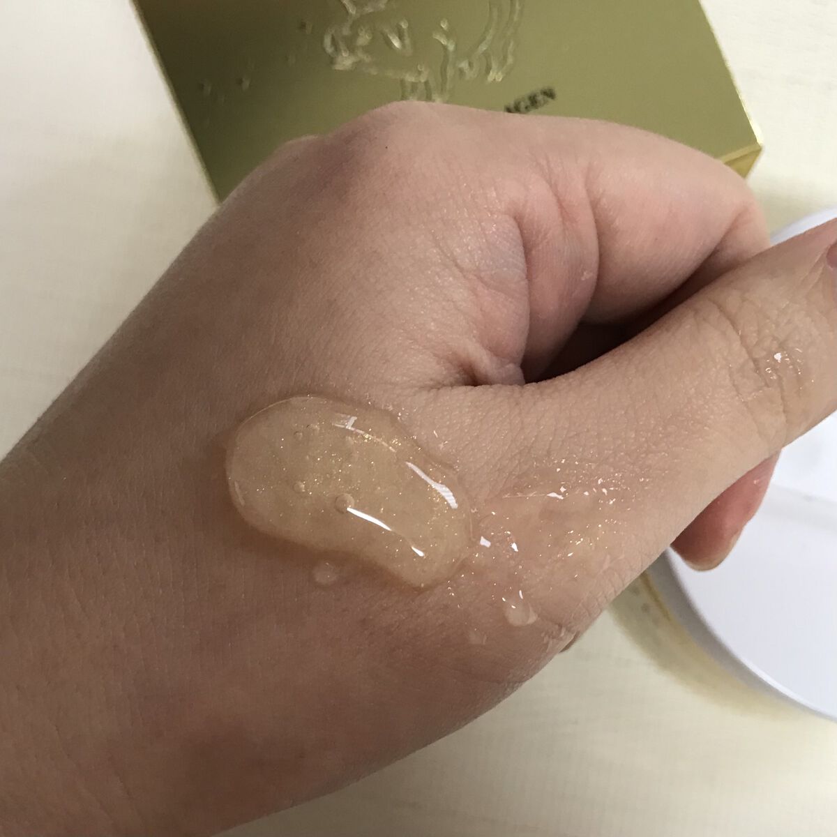 SNP ゴールド コラーゲン スリーピング パック/SNP/シートマスク・パックを使ったクチコミ（3枚目）