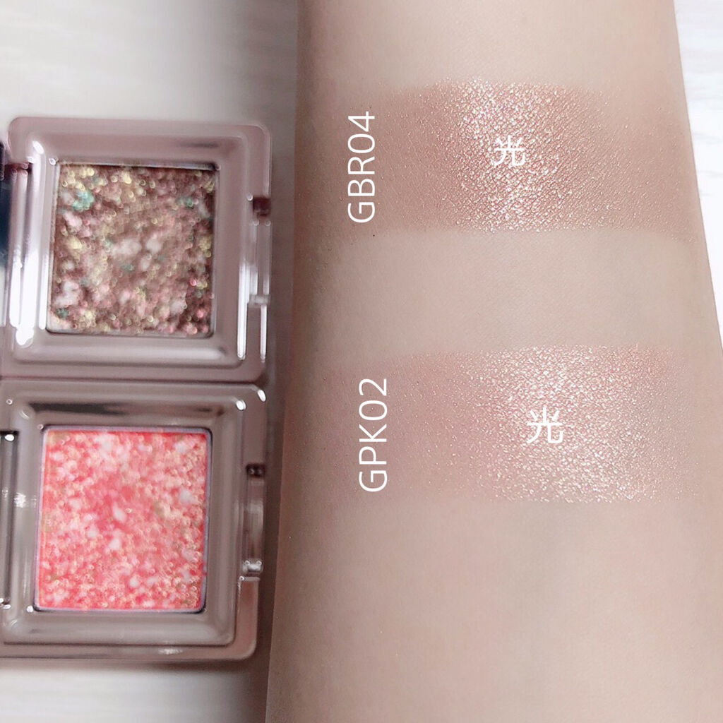 グリッタープリズム シャドウ/MISSHA/グリッターを使ったクチコミ（2枚目）