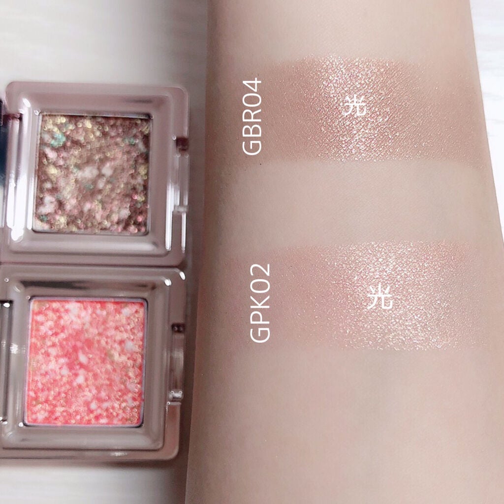 グリッタープリズム シャドウ/MISSHA/グリッターを使ったクチコミ(2枚目)