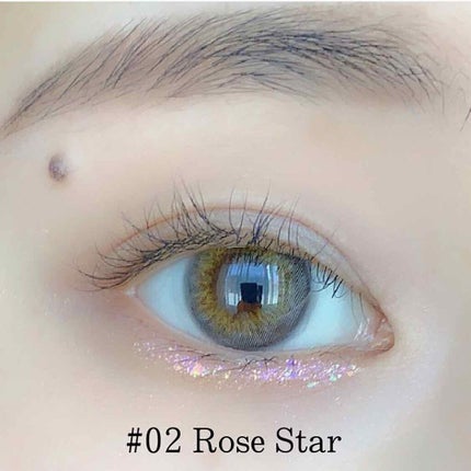 リキッド グリッター シャドウ/rom&nd/グリッターを使ったクチコミ(2枚目)