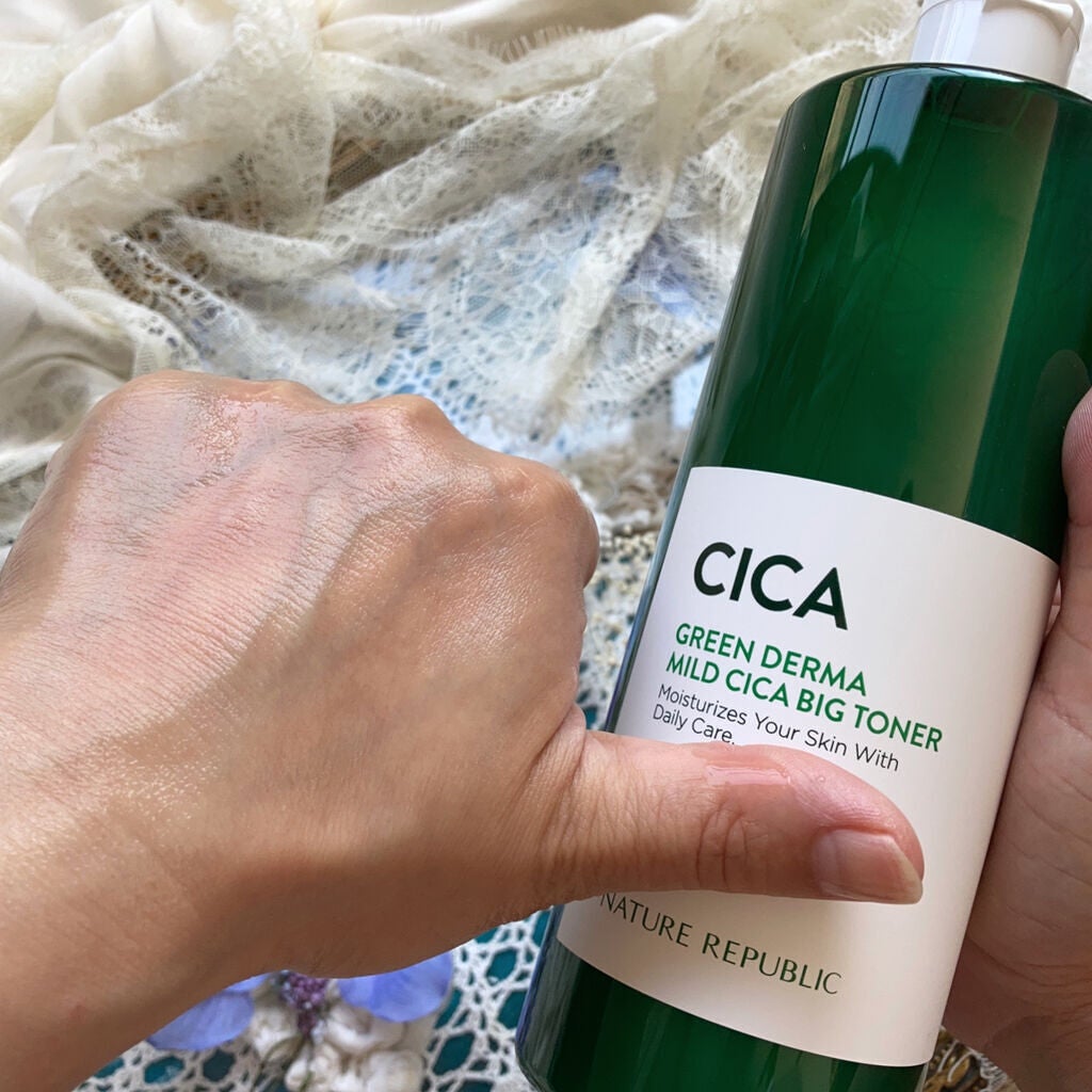 グリーン ダーマCICAビックトナー/ネイチャーリパブリック/化粧水を使ったクチコミ(3枚目)