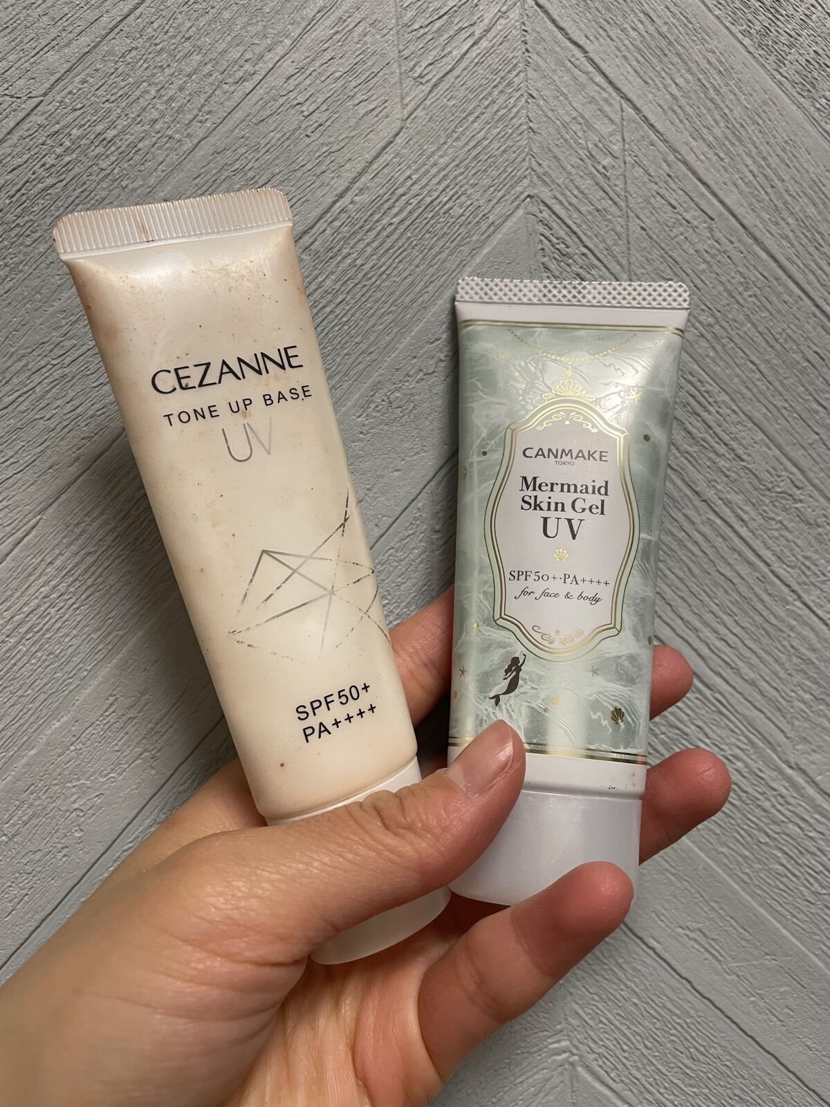 マーメイドスキンジェルUV/キャンメイク/日焼け止めジェルを使ったクチコミ（1枚目）