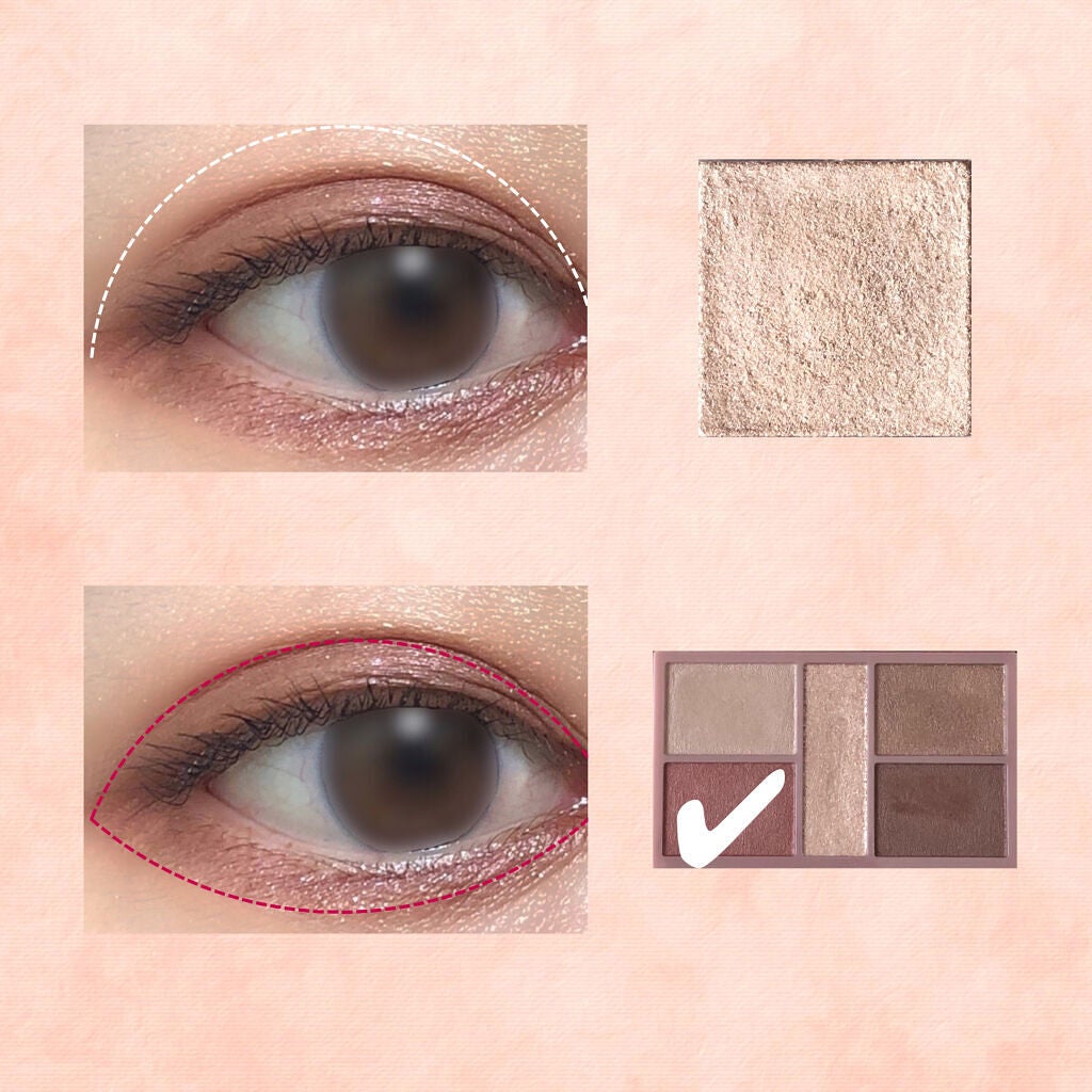 シングルカラーアイシャドウ/CEZANNE/単色アイシャドウを使ったクチコミ(2枚目)