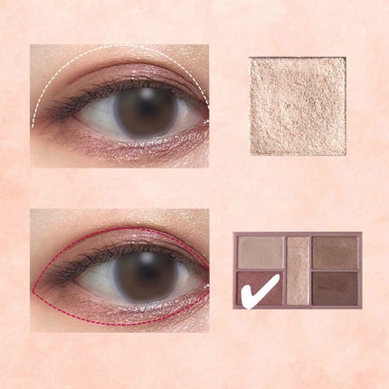 シングルカラーアイシャドウ/CEZANNE/単色アイシャドウを使ったクチコミ(2枚目)