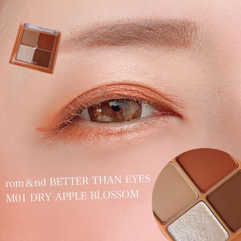 ベターザンアイズ ミュージックシリーズ/rom&nd/アイシャドウパレットを使ったクチコミ（2枚目）