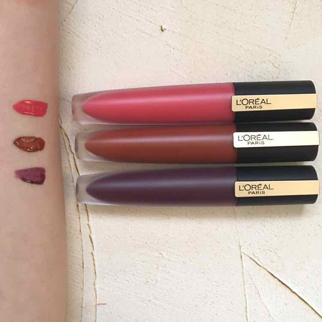 ルージュシグネチャー /ロレアル パリ/リップグロスを使ったクチコミ(1枚目)