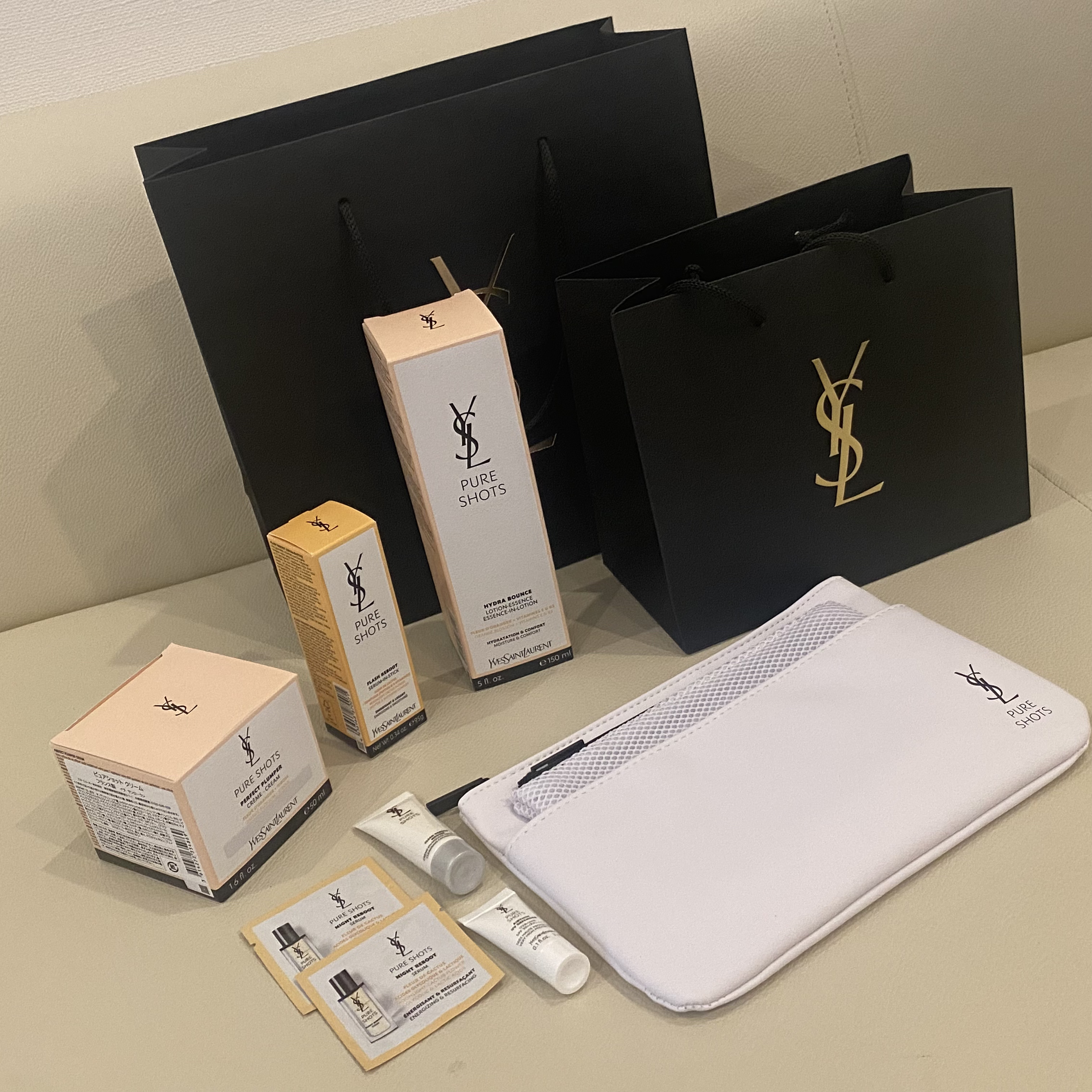 ピュアショット ナイト リチャージセラム/YVES SAINT LAURENT BEAUTE/美容液を使ったクチコミ（2枚目）