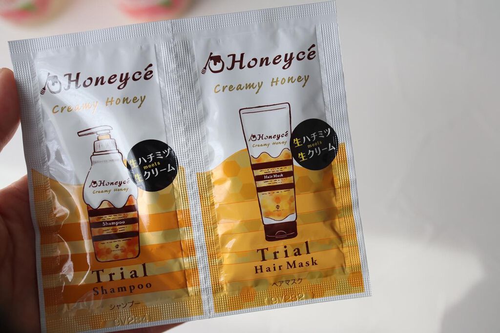 ハニーチェ　ピーチクリームスムージー　ペアセット/ハニーチェ/市販シャンプーを使ったクチコミ（3枚目）