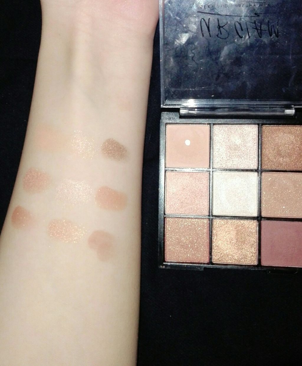 UR GLAM BLOOMING EYE COLOR PALETTE/U R GLAM/アイシャドウパレットを使ったクチコミ(2枚目)
