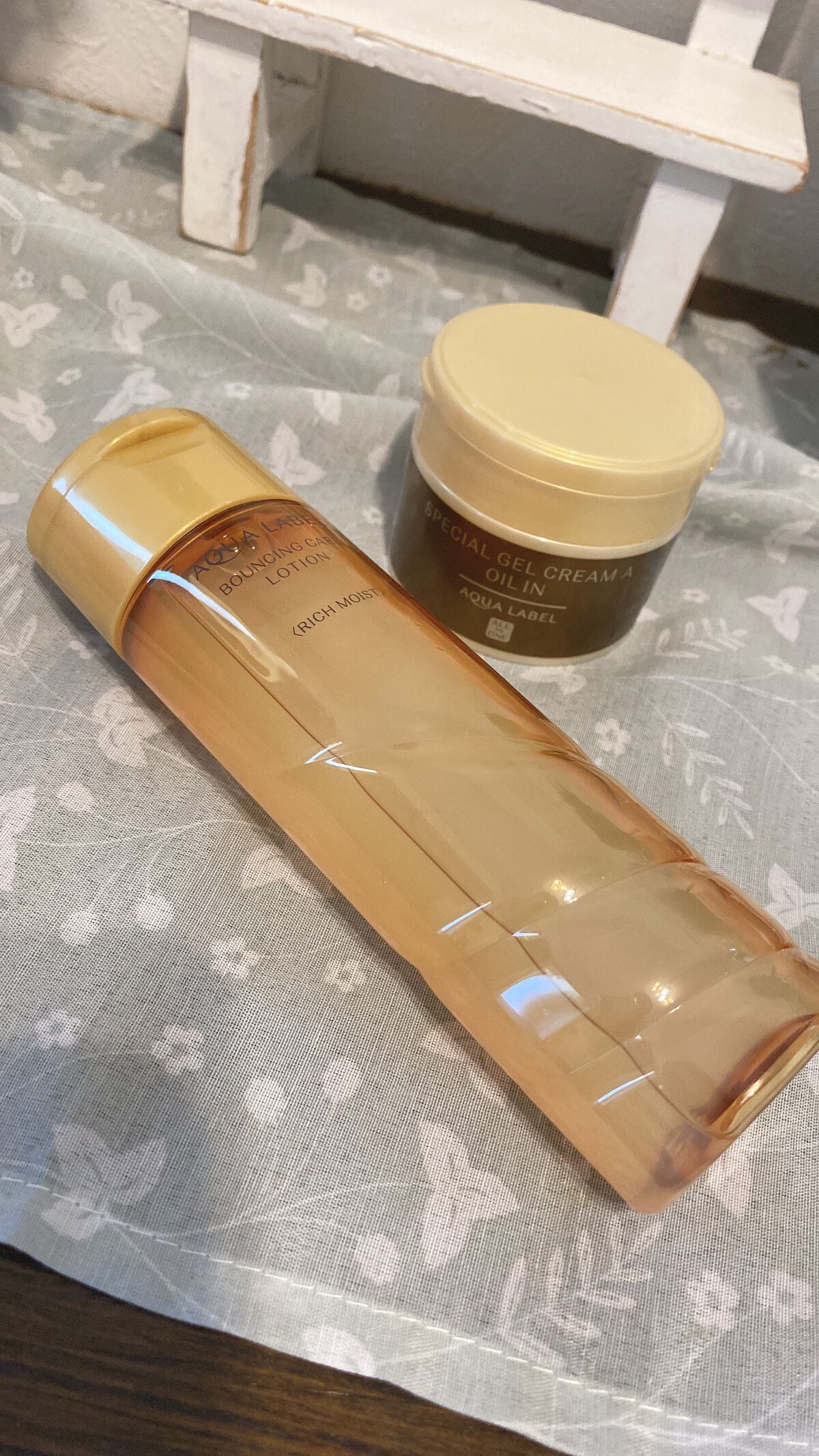 スペシャルジェルクリームA（オイルイン）/アクアレーベル/オールインワン化粧品を使ったクチコミ（1枚目）