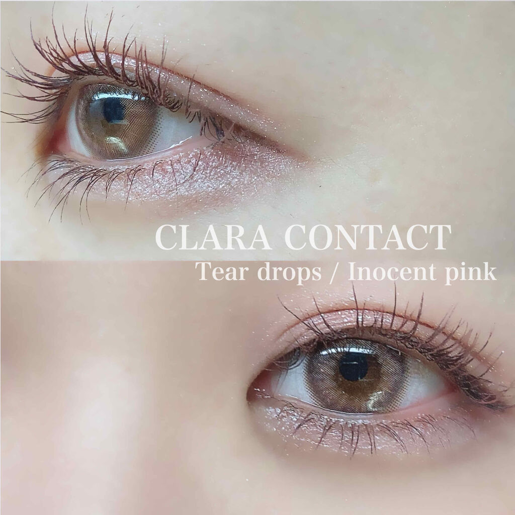 ティアドロップ/CLARA CONTACT/カラーコンタクトレンズを使ったクチコミ（1枚目）