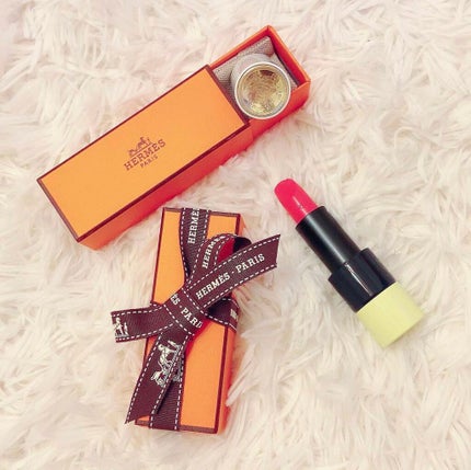 〈ルージュ・エルメス〉 ルージュ ア レーヴル サティネ/エルメス/口紅を使ったクチコミ(7枚目)