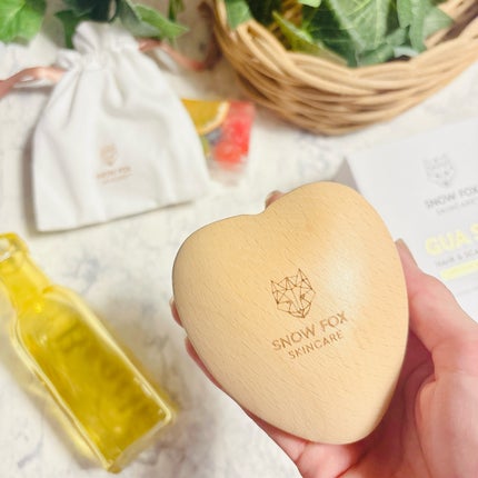 プレミアム FOX カッサ ウッド ミニハート ヘアブラシ/SNOW FOX SKINCARE/ヘアブラシを使ったクチコミ(6枚目)