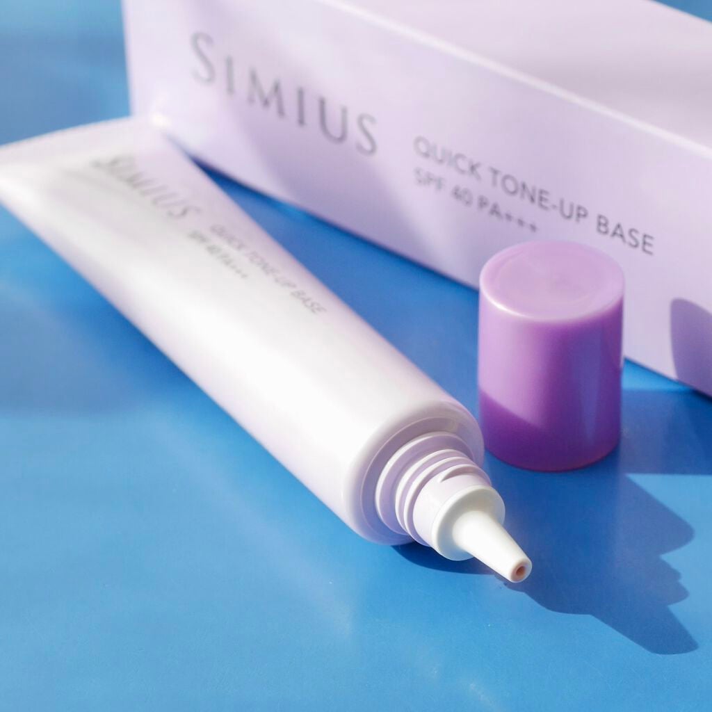新品未開封 SIMIUS シミウス クイックトーンアップベース4本+おまけ付 試してみた】シミウス クイックトーンアップベースのリアルな
