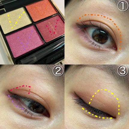 ひな【チララメハンター/イエベ春🌸】 on LIPS 「#今日のメイク.-----------------------..」(4枚目)