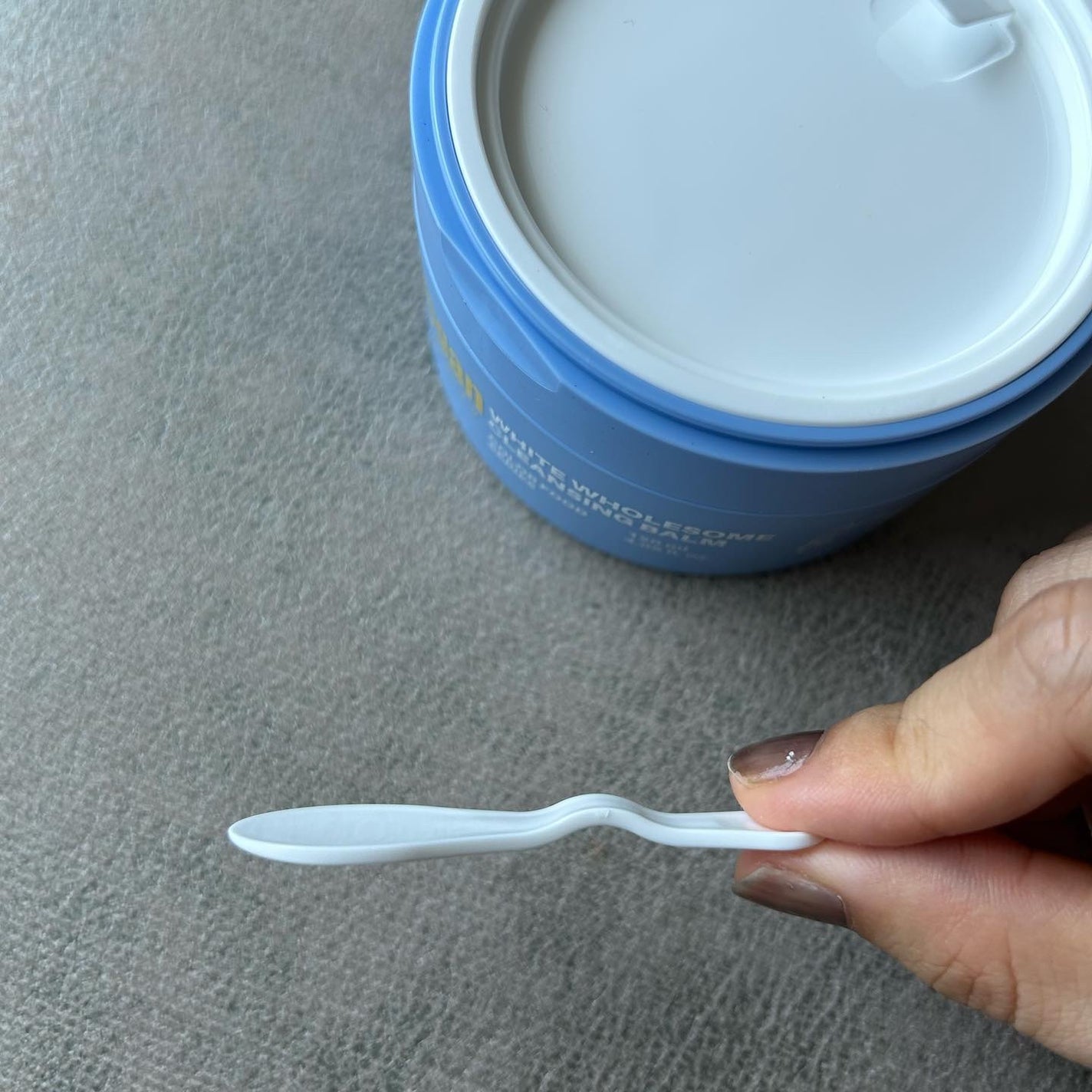 カラーフードシリーズホワイトホールサムクレンジングバーム/Tovegan/クレンジングバームを使ったクチコミ(2枚目)