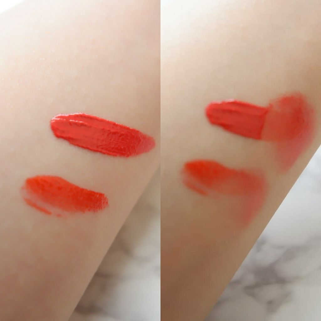 ブラッディライアー コーティングティント/lilybyred/リップティントを使ったクチコミ（3枚目）