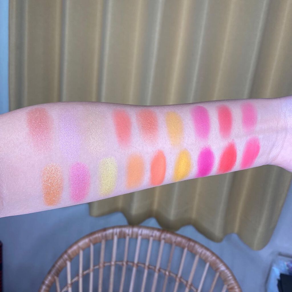 UR GLAM BLOOMING EYE COLOR PALETTE/U R GLAM/アイシャドウパレットを使ったクチコミ(5枚目)