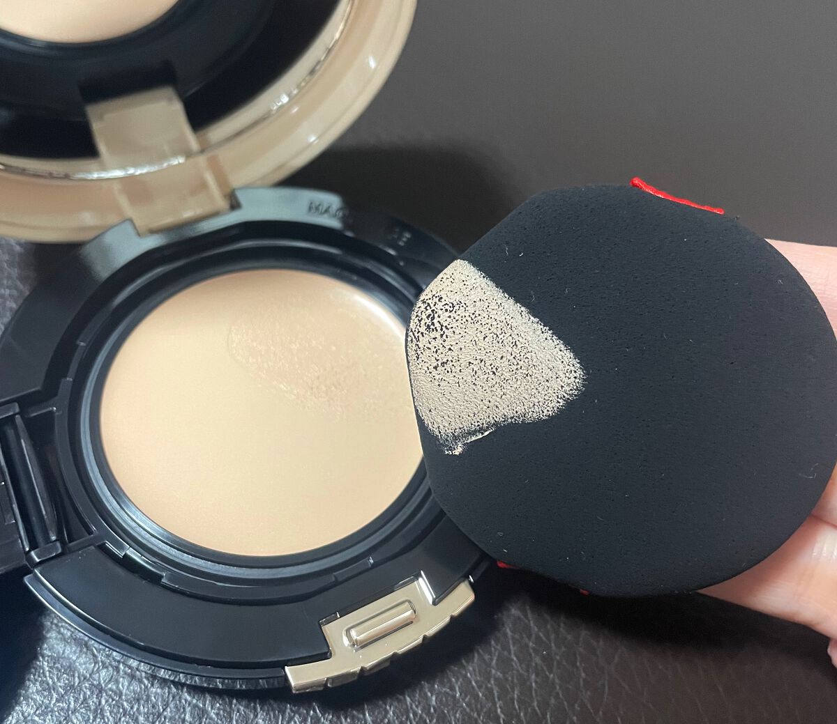 ドラマティッククッションジェリー/マキアージュ/クッションファンデーションを使ったクチコミ(3枚目)