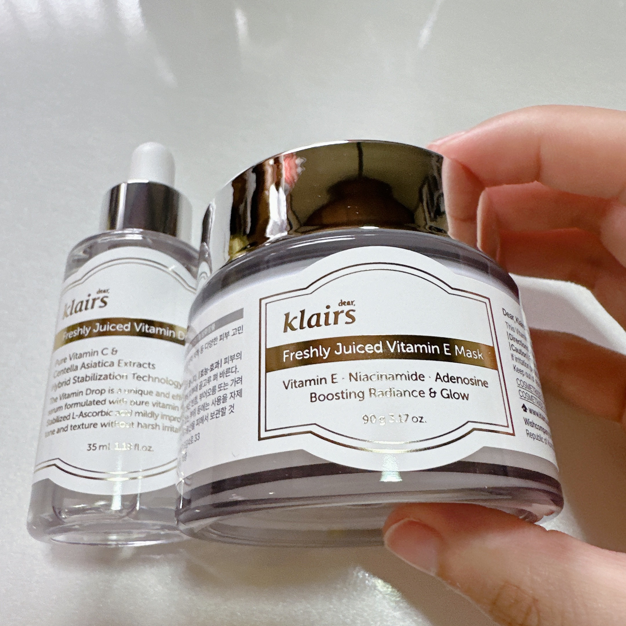 フレッシュリージュースドビタミンドロップ(35ml)/Klairs/美容液を使ったクチコミ（3枚目）