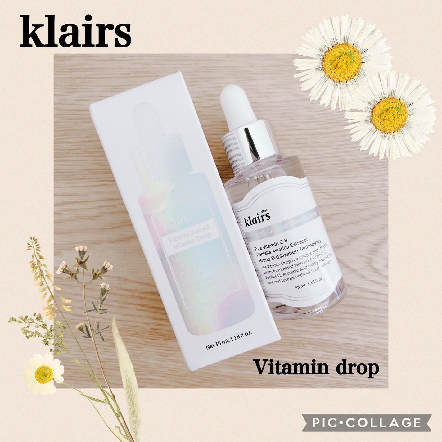 フレッシュリージュースドビタミンドロップ(35ml)/Klairs/美容液を使ったクチコミ(1枚目)